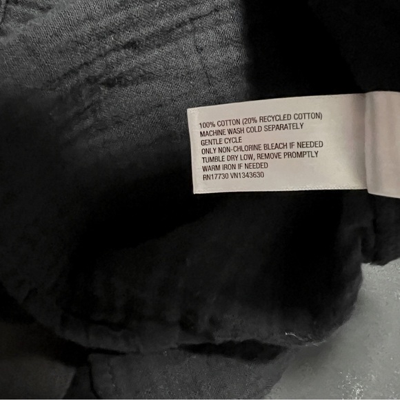 Universal Thread Women’s Medium Black Mini Sleeveless Textured Dress, Pockets - Picture 8 of 8